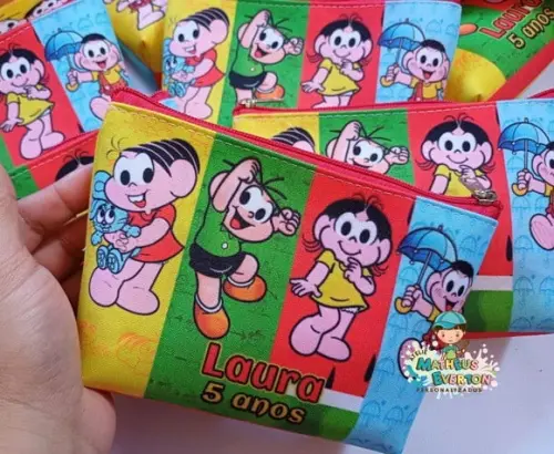 25 Necessaires Personalizada Turma da Mônica