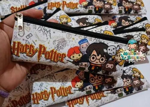30 Estojos Slim Personalizado Harry Potter Tamanho: 19x7