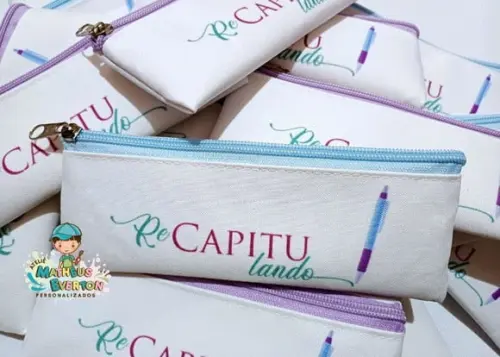 30 Estojos Slim Tam:19x7cm, Personalizamos com Sua Logo