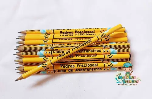 30 Lapis Personalizado Abelinha