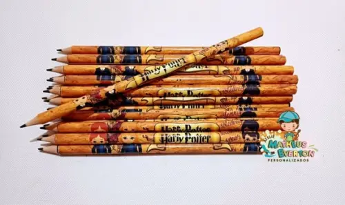 30 Lápis Personalizado Harry Potter