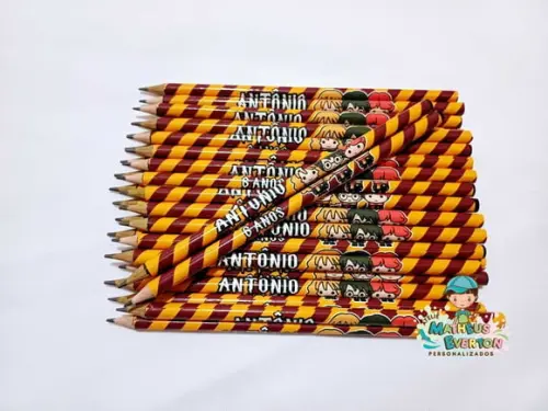 30 Lapis Personalizado Harry Potter