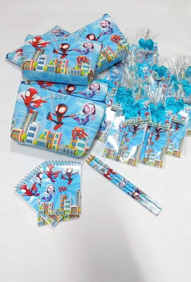 30 Necessaire e Bloquinho com Lapis e Borracha Personalizada