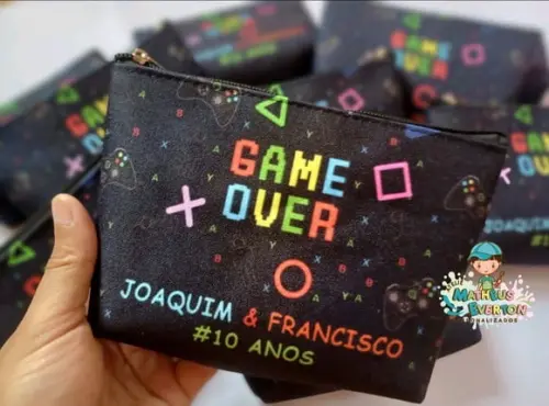 30 Necessaires Personalizada Vídeo Game