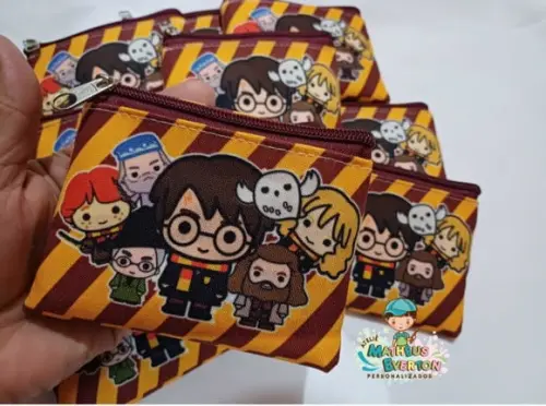 30 Porta Moedas Personalizado Harry Potter