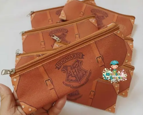 35 Estojos Slim Personalizado Harry Potter Tam; 19x7