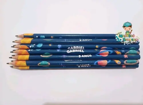 40 Lapis Personalizado Espaço (fazemos Todos os Temas)