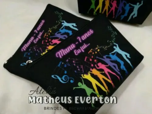 40 Necessaire Personalizada Balada Neon