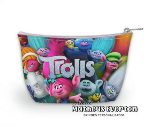 40 Necessaire Personalizada Trolls