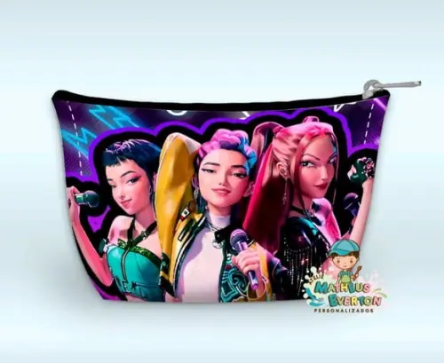40 Necessaires Personalizada Guerreiras do K-pop
