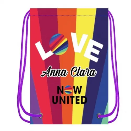 40 SACOCHILA TAM 18X28 TEMA NOW UNITED