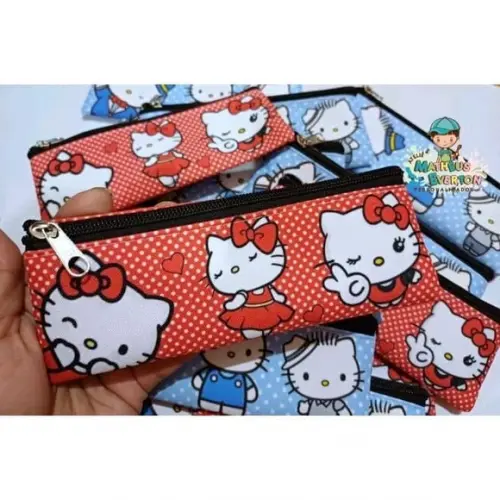 45 Estojos Slim Personalizado Hello Kitty Tam: 19x7cm