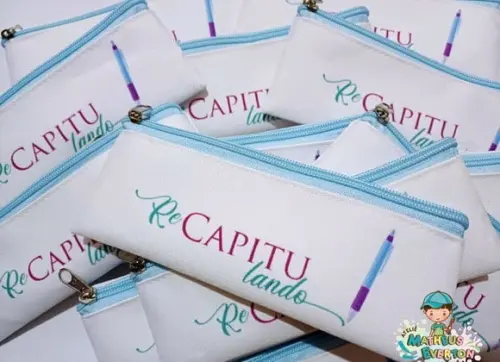 45 Estojos Slim Tam:19x7cm, Personalizamos com Sua Logo