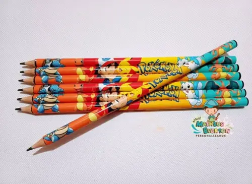 45 Lapis Personalizado Pokémon