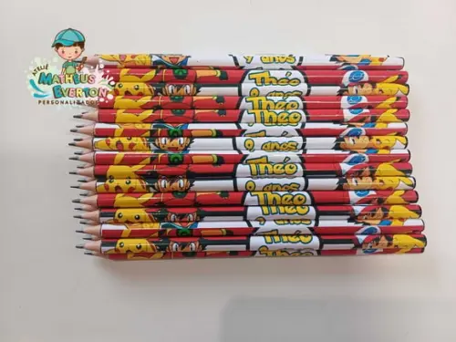 45 Lapis Personalizado Pokémon