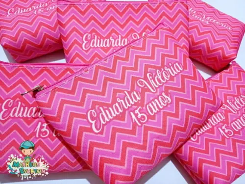45 Necessaire Personalizada 15 Anos (fazemos Todos os Temas)