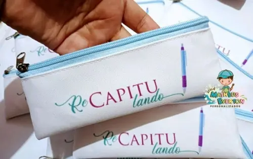 50 Estojos Slim Tam:19x7cm, Personalizamos com Sua Logo