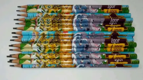 50 Lapis Personalizado Guarda do Leão
