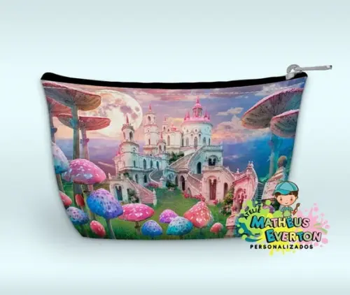 50 Necessaires Personalizada Castelo Encantado (faço Outros)