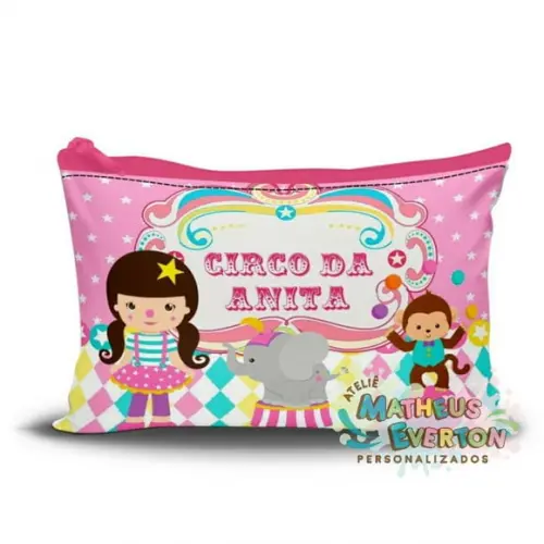 60 Almofadas 20x30 Circo Rosa