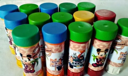 Bolha de Sabão Mickey Safari-Fazemos qualquer tema