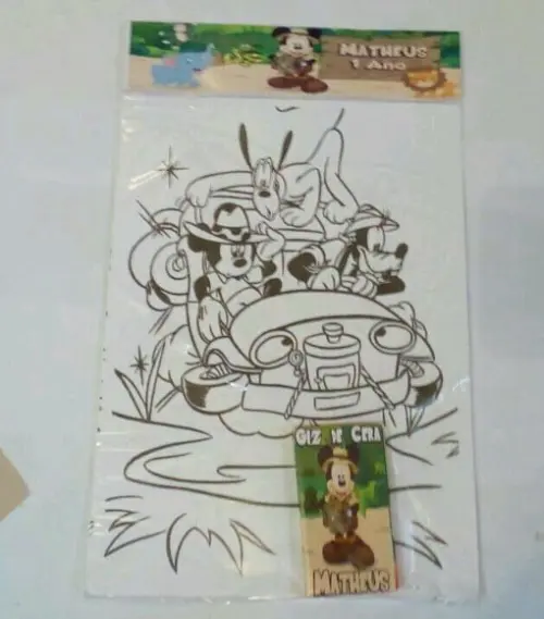 Desenhos para Colorir com Giz de Cera Safari
