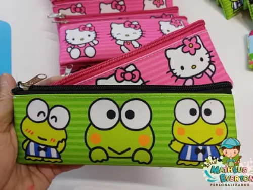Estojo Slim Personalizado Hello Kitty Tam: 19x7