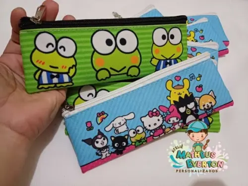 Estojo Slim Personalizado Hello Kitty Tam: 19x7