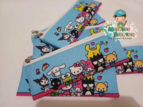 Estojo Slim Personalizado Hello Kitty Tam: 19x7