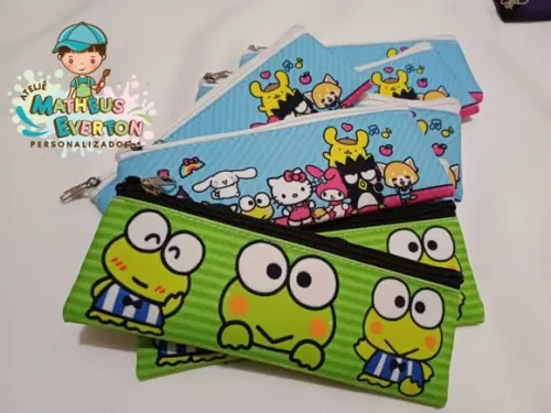 Estojo Slim Personalizado Hello Kitty Tam: 19x7