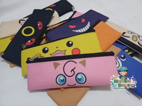 Estojos Slim Personalizado Pokémon Tam: 19x7
