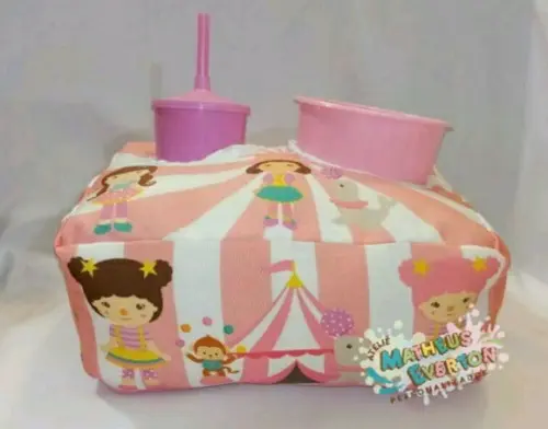 Kit Cinema Personalizado Circo Rosa (faço Outros Temas)