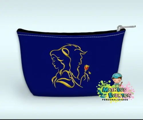 Necessaire Personalizada Bela e a Fera