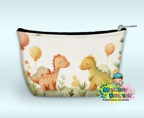 Necessaire Personalizada Dino Baby