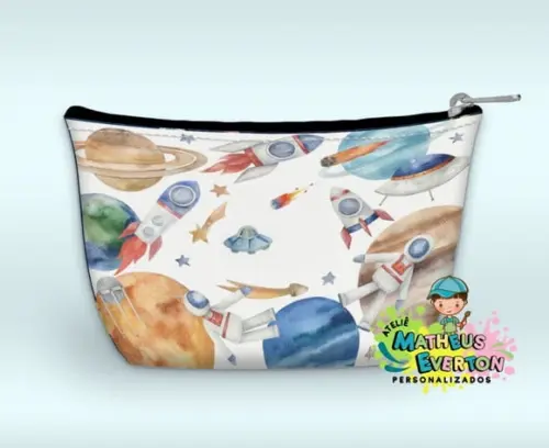 Necessaire Personalizada Espaço Sideral