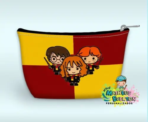 Necessaire Personalizada Harry Potter Cute ( Faço Outros. )