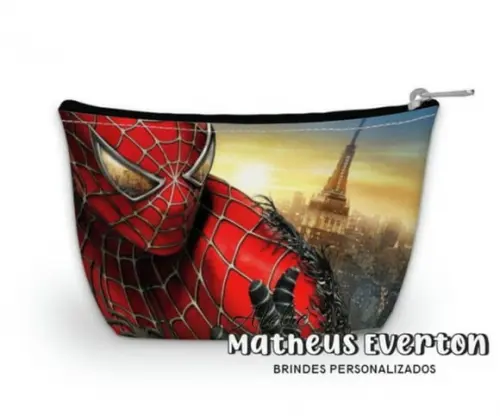 Necessaire Personalizada Homem-aranha