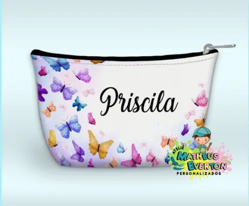 Necessaire Personalizada Jardim das Borboleta