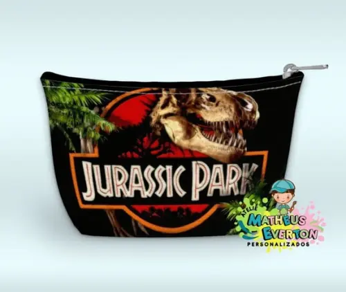 Necessaire Personalizada Jurassic Park ( Faço Outros Tema ).