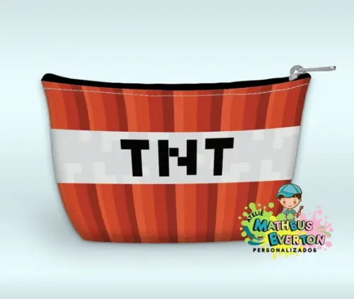 Necessaire Personalizada Minecraft