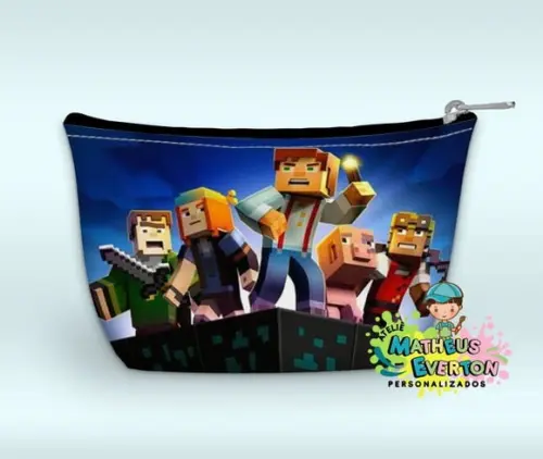 Necessaire Personalizada Minecraft (faço Outros)