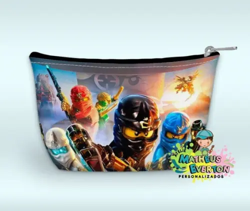 Necessaire Personalizada Ninjago (faço Outros Modelos)