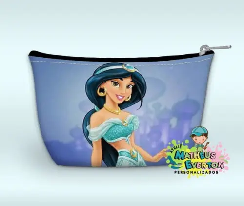 Necessaire Personalizada Princesa Jasmine.