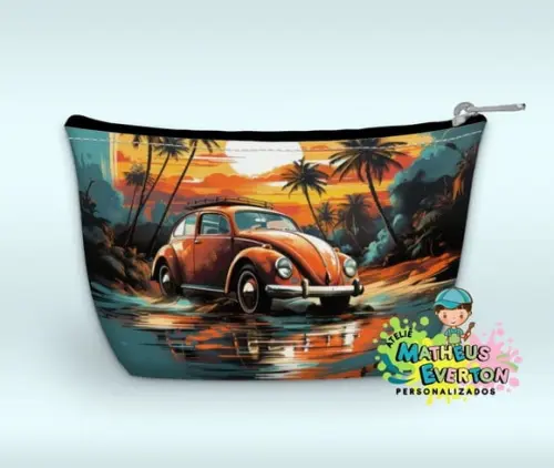 Necessaire Personalizada Tardezinha Fusca Faço Outros Temas
