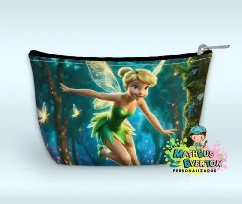 Necessaire Personalizada Tinker Bell ( Faço Outros Modelos).