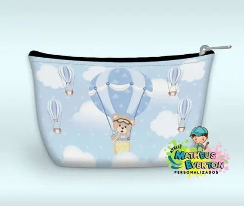 Necessaire Personalizada Ursinho Aviador