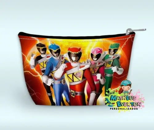 Necessaire Power Rangers Dino Charge ( Faço Outros Modelos )