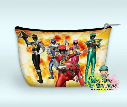 Necessaire Power Rangers Dino Charge ( Faço Outros Modelos )