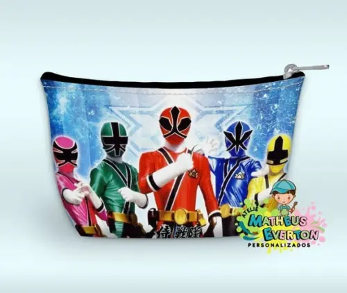Necessaire Power Rangers Samurai (faço Outros Modelos).
