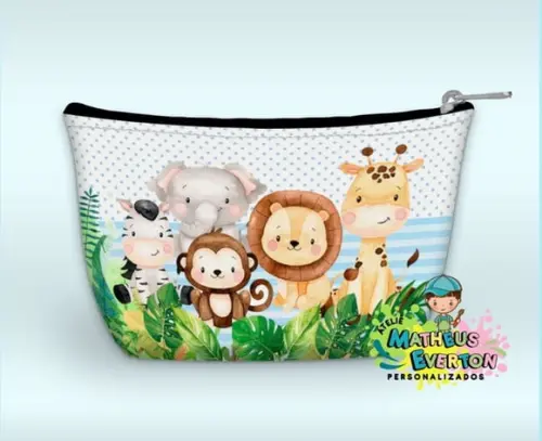 Necessaire Safari Baby ( Faço Todos os Temas )
